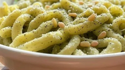 Pâtes au pesto crémeux en 20 minutes pour une foule