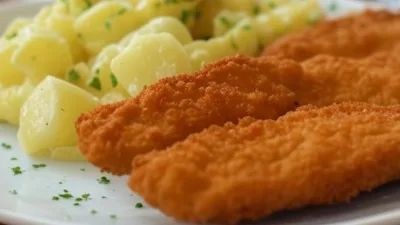 Recette Authentique de Wiener Schnitzel Autrichien avec Salade de Pommes de Terre