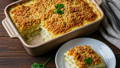 Finocchi gratinati al forno