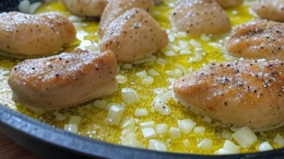 Receita Clássica de Fricassê de Frango