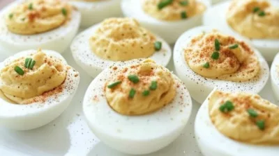 Ovos Recheados Clássicos com um Toque Especial