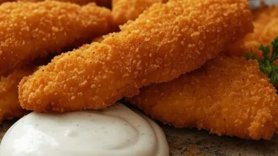 Knusprige Hähnchen-Tender aus der Heißluftfritteuse