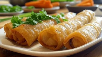 Recette de Nems Chinois Croquants