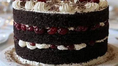 Easy Black Forest Cake Recipe