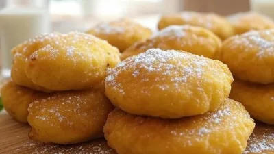 Fáceis e caseiros bolinhos de banana