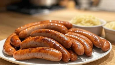 Receita fácil de bratwurst caseira