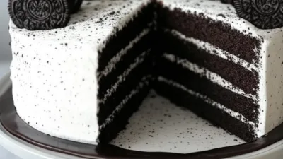 Receita fácil de bolo caseiro de Oreo