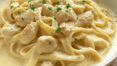 Facile Alfredo di pollo in un'unica pentola
