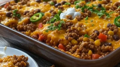 Enkel tacogratäng för en större grupp