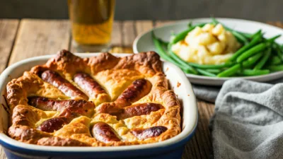 Recette Facile de Toad in the Hole