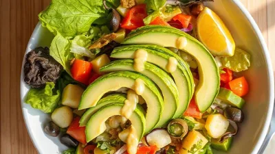 Recette de Salade d'Avocat Saine