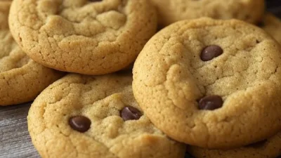 Receita Saudável de Cookies de Proteína com Manteiga de Amendoim
