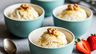 Receta de Helado Proteico