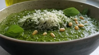 Receita de Molho Pesto Caseiro