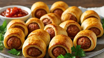 Salsicce in Crosta Fatte in Casa