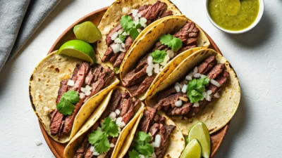 Tacos de rue mexicains