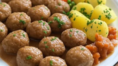 Kjøttkaker i brun saus