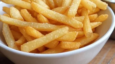 Perfekt Knusprige Hausgemachte Pommes Frites