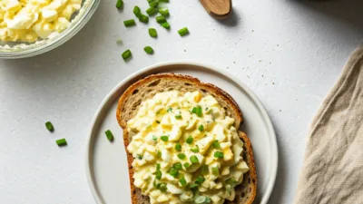 Receita Rápida e Deliciosa de Salada de Ovo