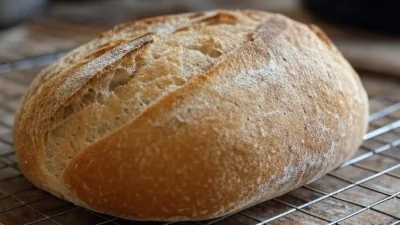 La Recette la Plus Facile de Pain Artisanal sans Pétrissage