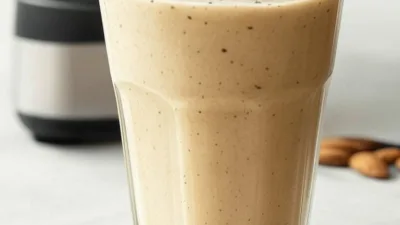 Smoothie au beurre de cacahuète keto