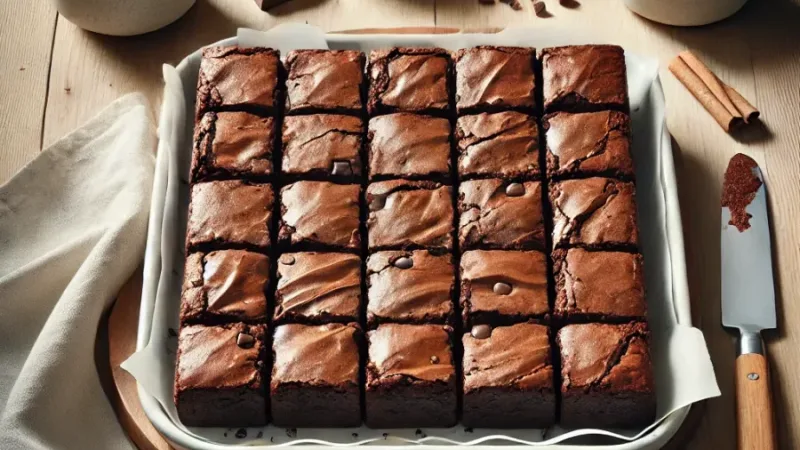 Fudgy glutenfreie Brownies