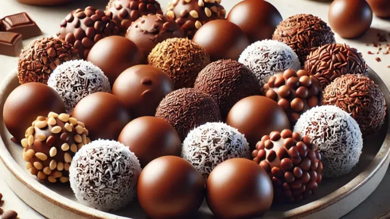 Receita Irresistível de Bolas de Chocolate