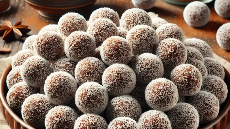 Receita de bolas de rum