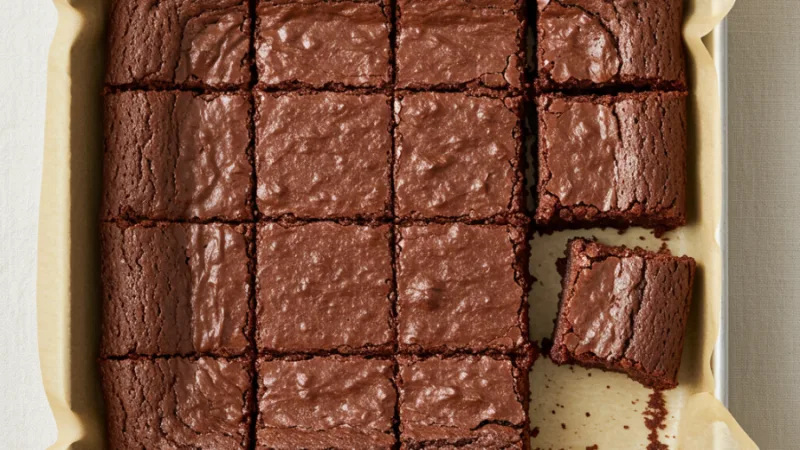 3-ingrediënten Nutella brownies
