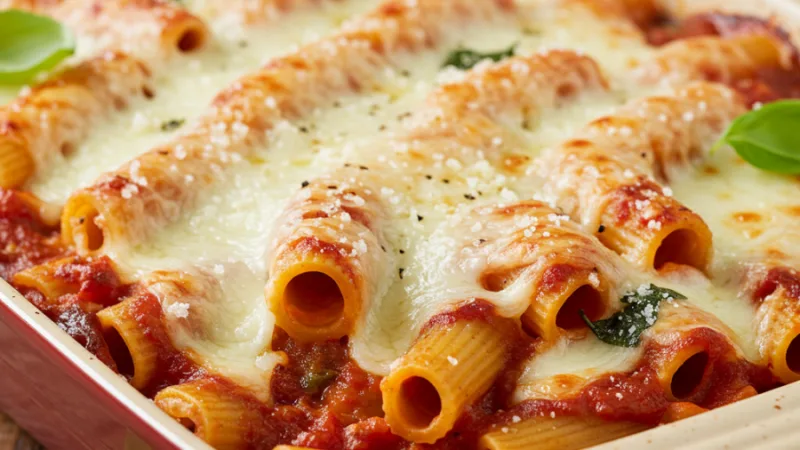 Easy 5-Ingredient Baked Ziti Recipe