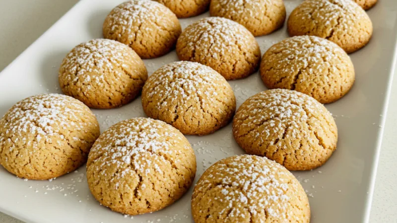 Almond Cookies (4 Ingredients)