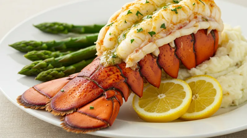 Recette de queue de homard au four