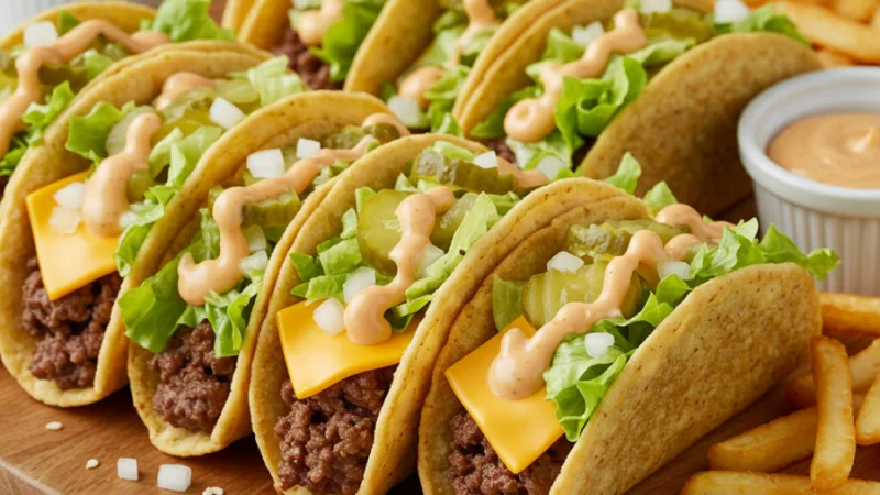 Big Mac Tacos Recipe