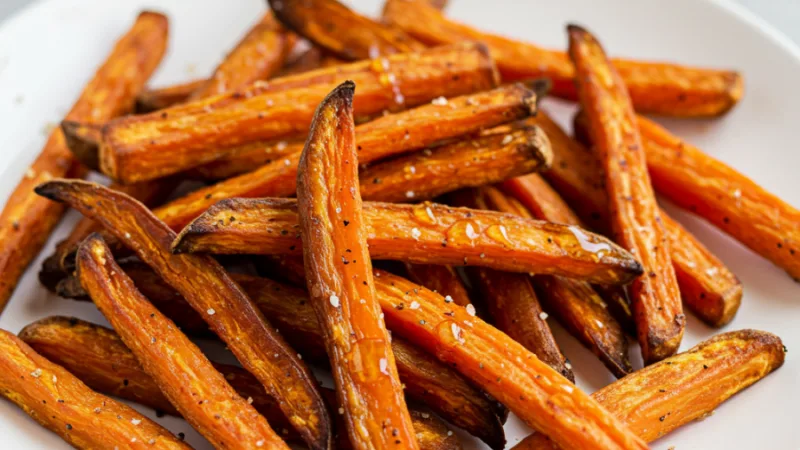 Frites de patates douces croustillantes