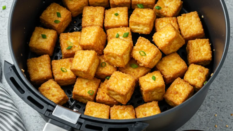 Křupavé Tofu z Horkovzdušné Fritézy