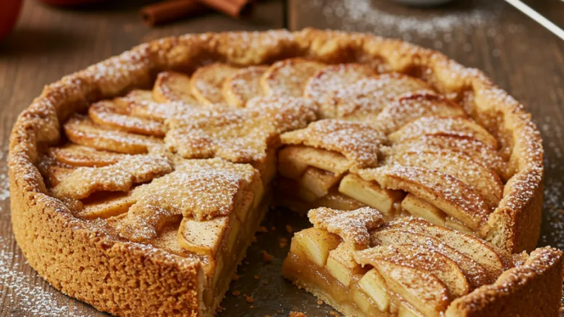 Enkel keto-eplekake