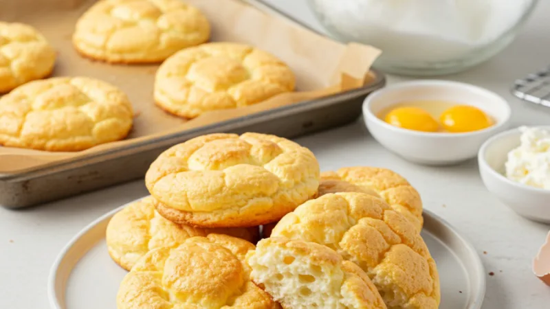 Recette facile de pain nuage keto