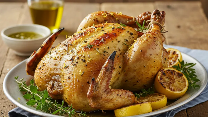 Greek Style Spatchcock Chicken