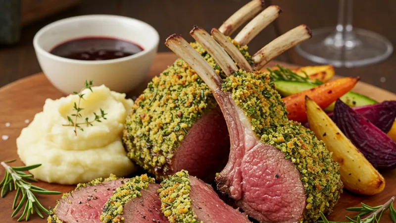 Herb-Crusted Rack of Lamb