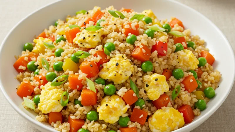 Low-Carb Cauliflower Fried Rice Recipe