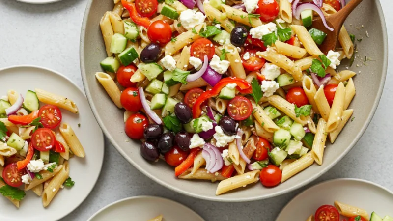 Snabb och Enkel Pastasallad Recept