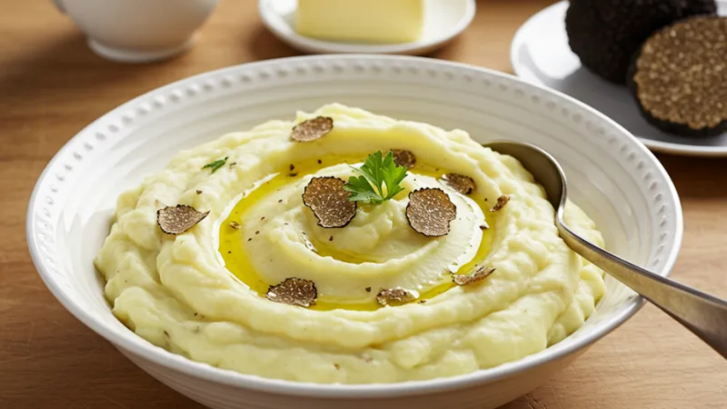Recept voor Truffel Aardappelpuree