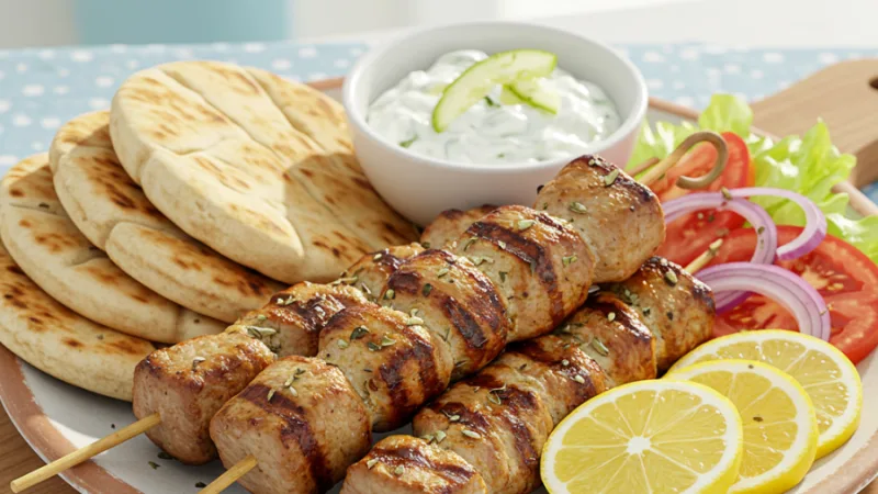 Original griechisches Souvlaki Rezept