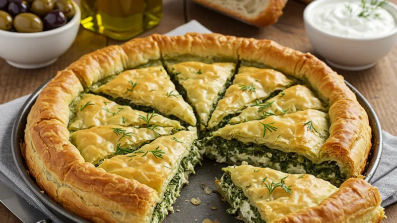 Recette de Spanakopita Grecque