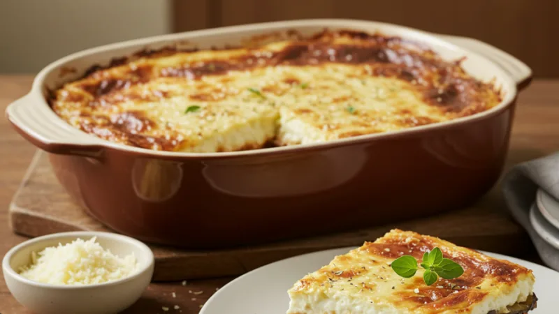Recette facile de moussaka grecque