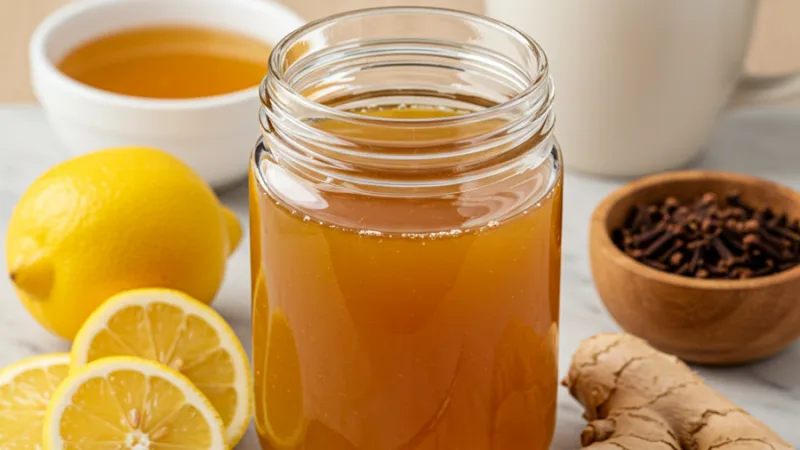 Sirop contre la toux fait maison