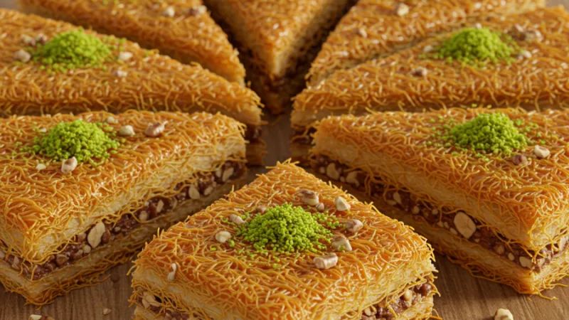 Kadayif Noodles Dessert