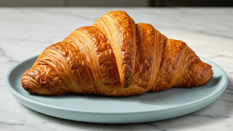Croissants français traditionnels