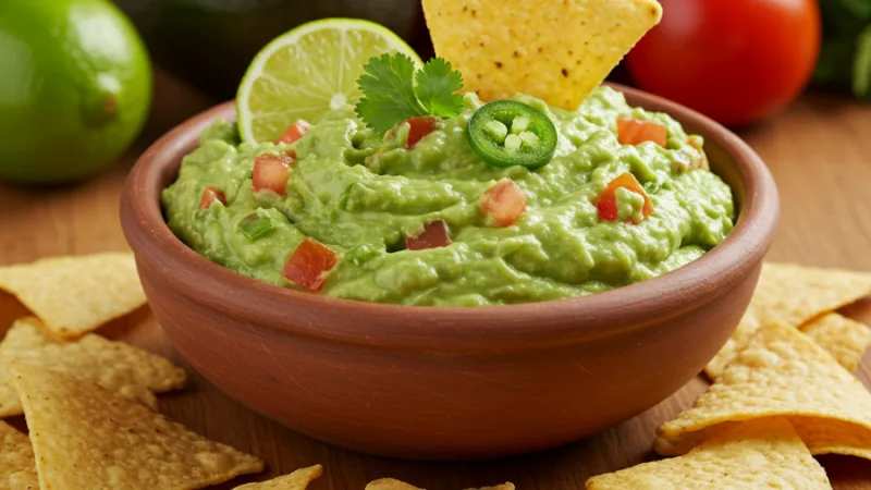 Authentisches mexikanisches Guacamole-Rezept