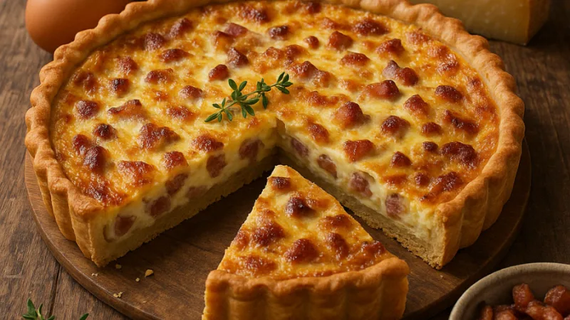 Receta Auténtica de Quiche Lorraine